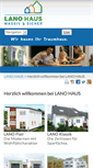 Mobile Screenshot of lano-massivhaus.de